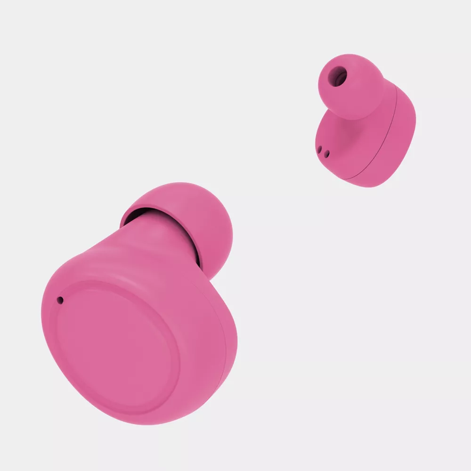 Pink Wireless In‑Ear Bluetooth Earbuds With Long Playtime Headphones